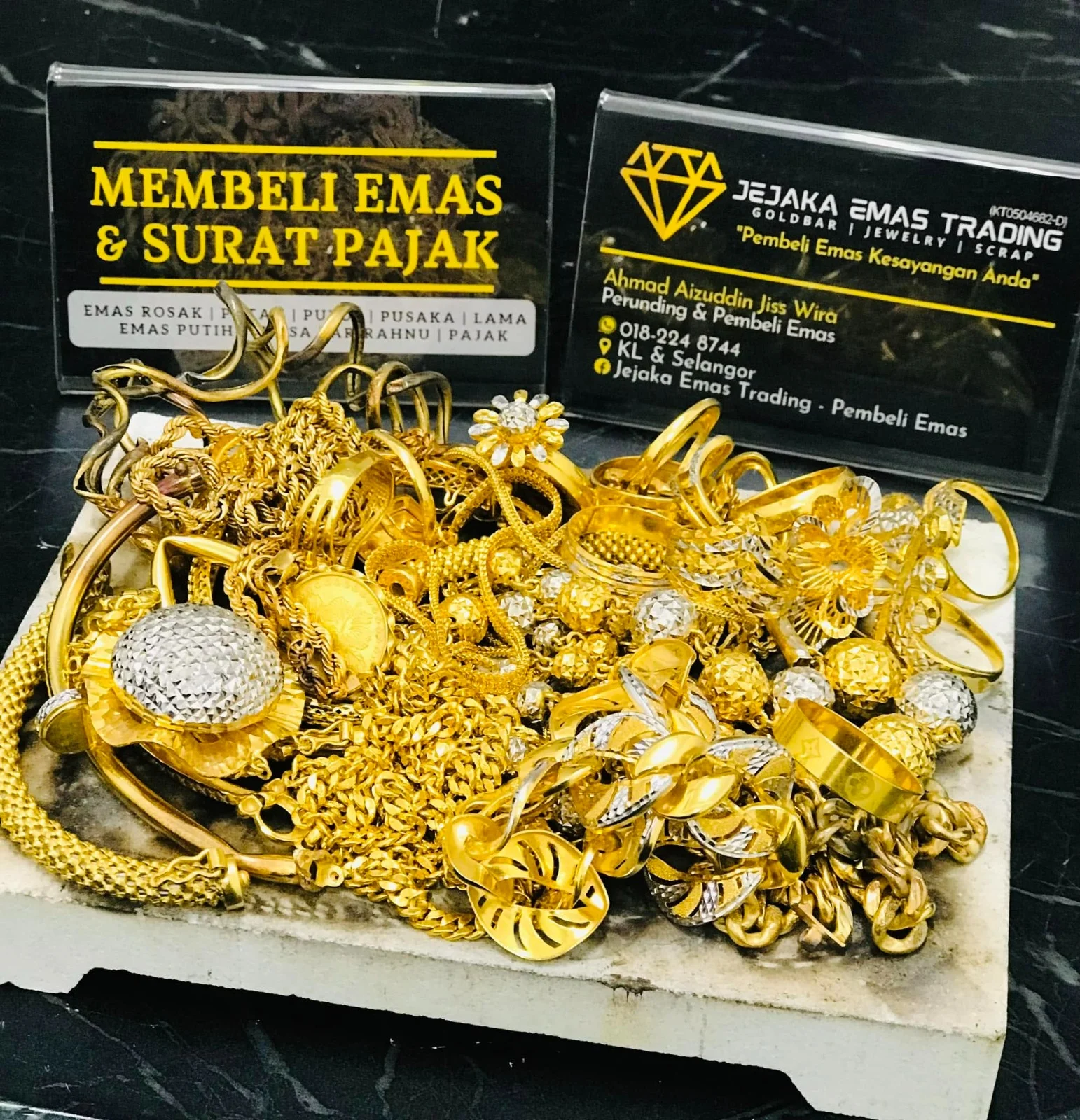 Jual Beli Emas Terpakai & Rosak