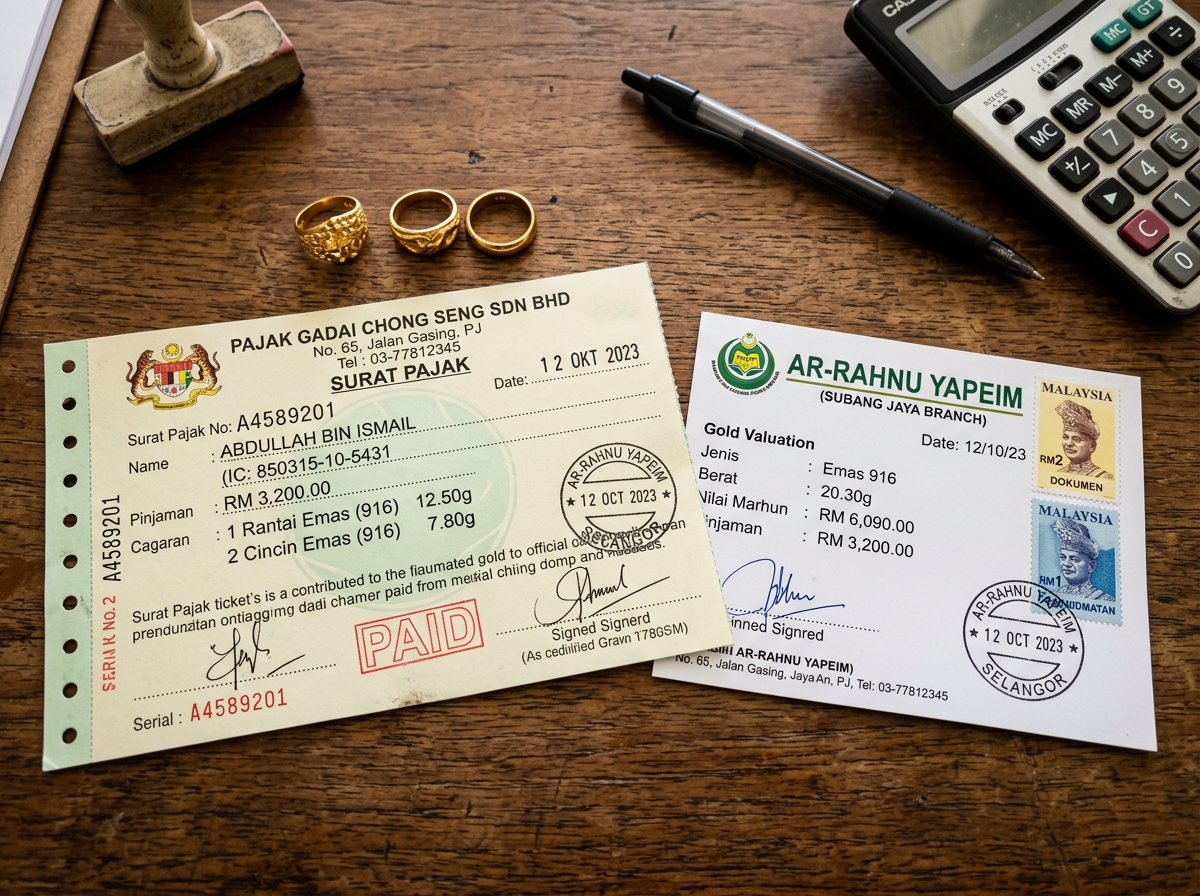 Tebus Surat Pajak Ar-Rahnu & Konvensional